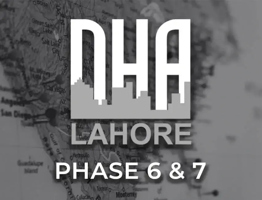 DHA Phase 6-7 Map