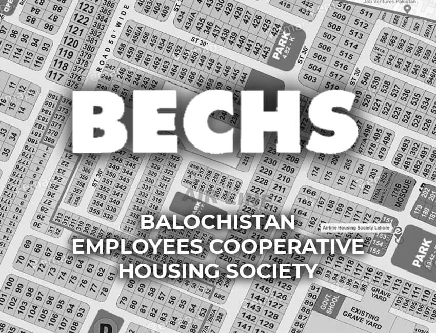 Balochistan Employees Cooperative Housing Society Gwadar Map