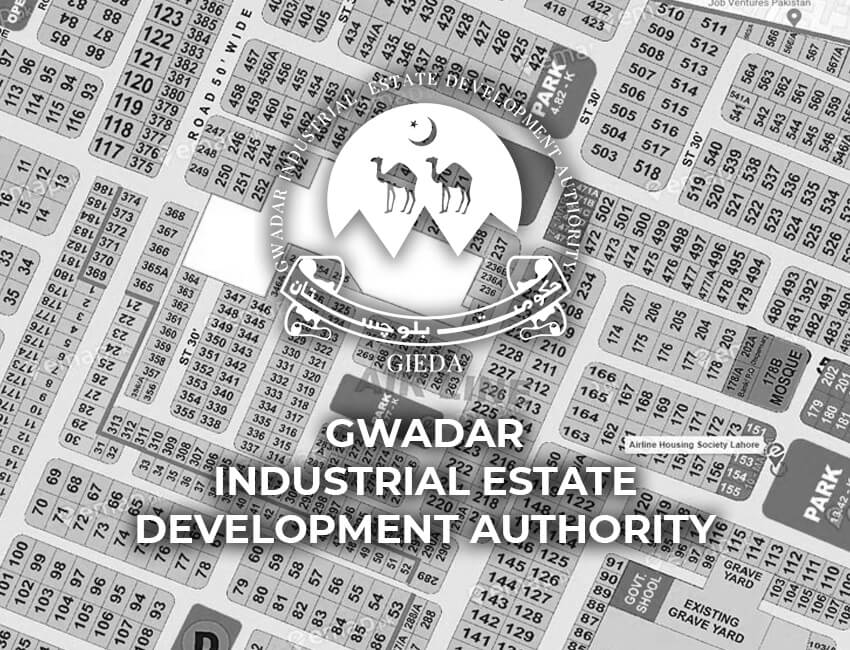 Gwadar industrial Estate Development Authority GlEDA Map